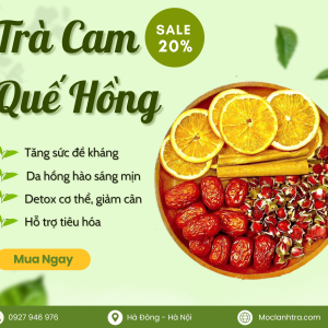 Trà cam quế hồng